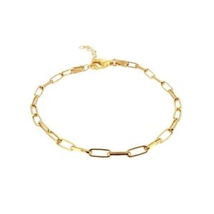 18k Gold Plated Mini Link Bracelet
